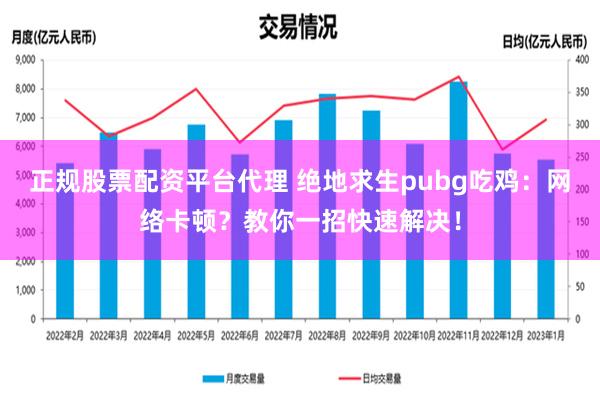 正规股票配资平台代理 绝地求生pubg吃鸡：网络卡顿？教你一招快速解决！