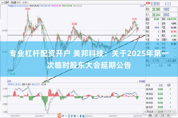 专业杠杆配资开户 美邦科技：关于2025年第一次临时股东大会延期公告